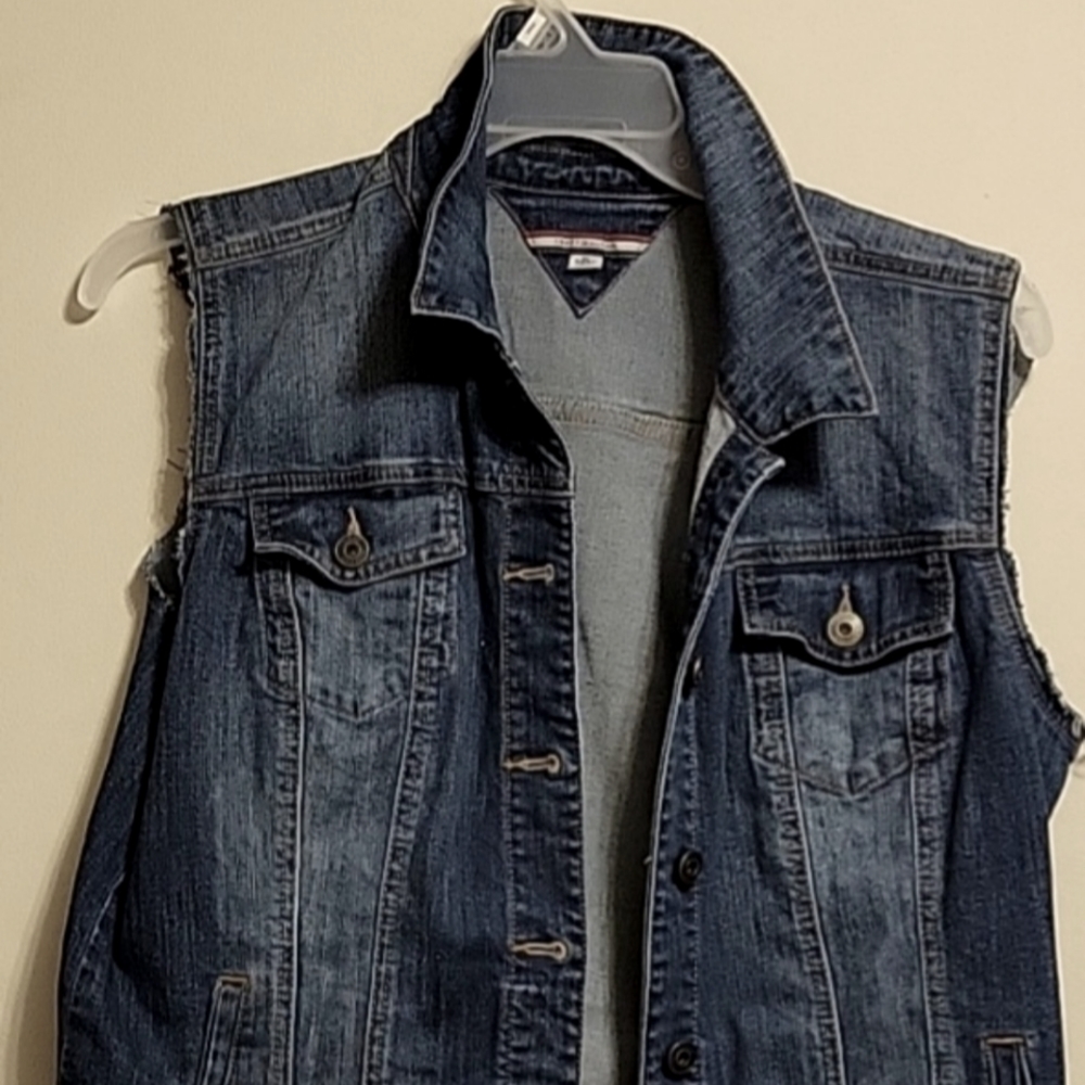 Cutoff Denim Vest